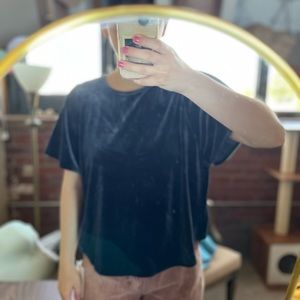 Velvet blue, madewell size small top